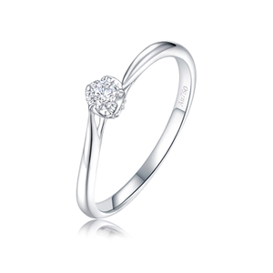 Fashion Jewelry Moissanite Diamond Wedding Couple Rings Set Diamond Ring