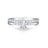 Unishine Jewellery Couple Rings Wedding Engagement Silver Ring Set For Couple