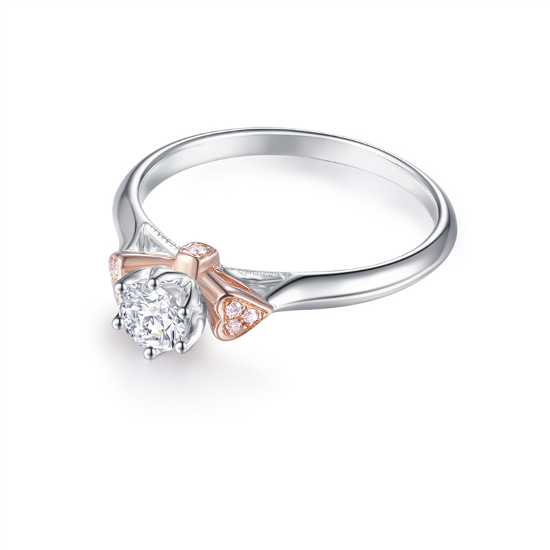 Diamond Wedding Couple Promise Rings Set Diamond Jewelry